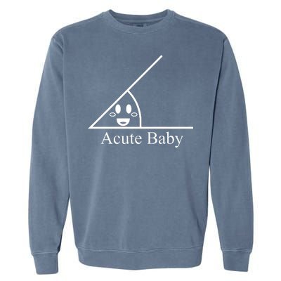 Acute Baby Funny Math Garment-Dyed Sweatshirt