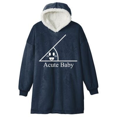 Acute Baby Funny Math Hooded Wearable Blanket