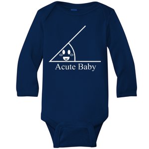 Acute Baby Funny Math Baby Long Sleeve Bodysuit