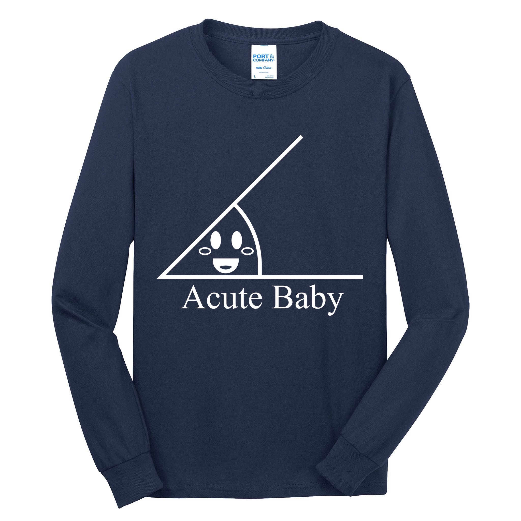 Acute Baby Funny Math Tall Long Sleeve T-Shirt