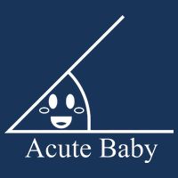 Acute Baby Funny Math Women's V-Neck T-Shirt