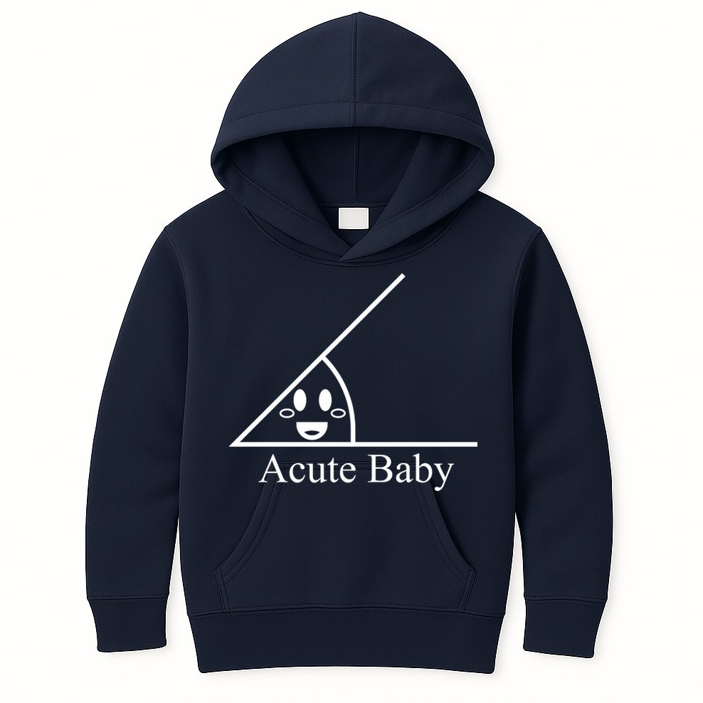Acute Baby Funny Math Kids Hoodie