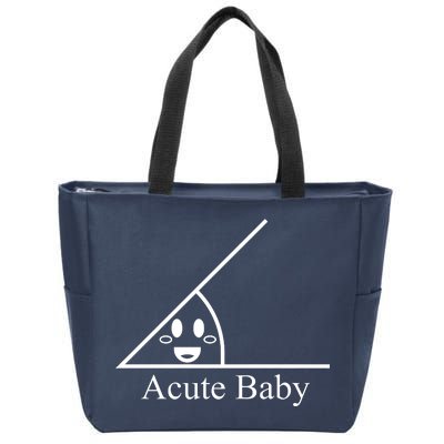 Acute Baby Funny Math Zip Tote Bag