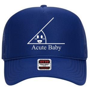 Acute Baby Funny Math High Crown Mesh Back Trucker Hat