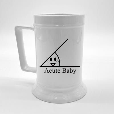 Acute Baby Funny Math Beer Stein