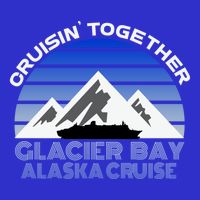 Alaska Cruise Vacation Glacier Bay Cruisin Together Souvenir Funny Gift 16 in Basic Backpack