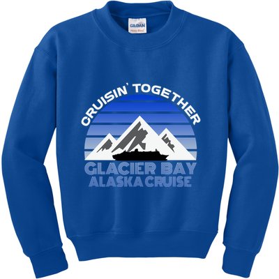 Alaska Cruise Vacation Glacier Bay Cruisin Together Souvenir Funny Gift Kids Sweatshirt