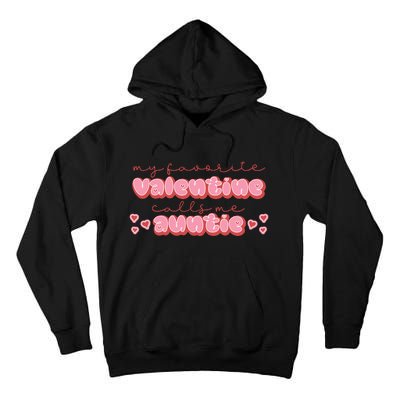 Auntie Cute Valentines For Aunt Tall Hoodie