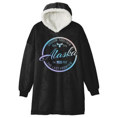 Alaska Cruise Vacation Cruisin Together Great For Groups Meaningful Gift Hooded Wearable Blanket