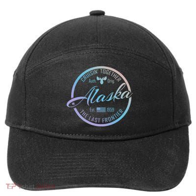 Alaska Cruise Vacation Cruisin Together Great For Groups Meaningful Gift 7-Panel Snapback Hat