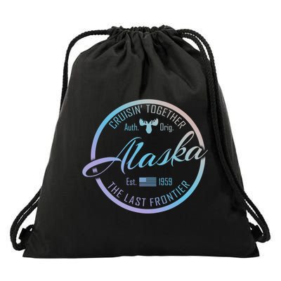 Alaska Cruise Vacation Cruisin Together Great For Groups Meaningful Gift Drawstring Bag