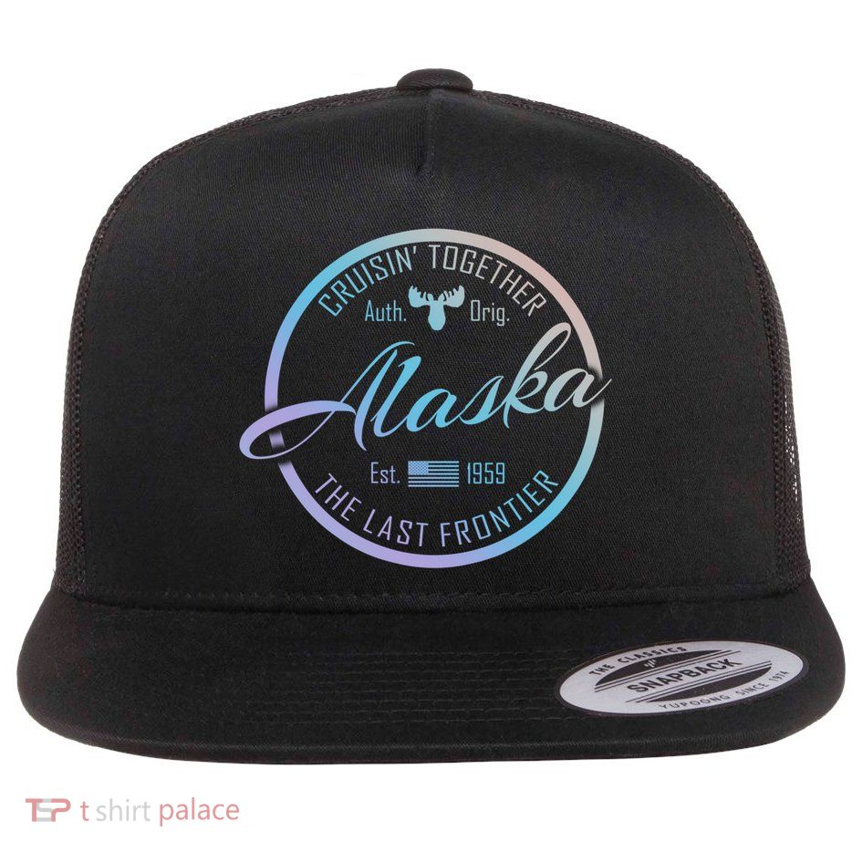 Alaska Cruise Vacation Cruisin Together Great For Groups Meaningful Gift Flatbill Hat