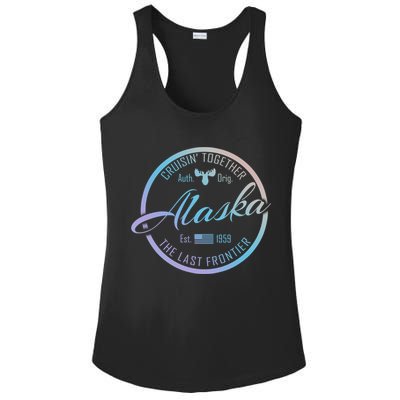 Alaska Cruise Vacation Cruisin Together Great For Groups Meaningful Gift Ladies PosiCharge Competitor Racerback Tank