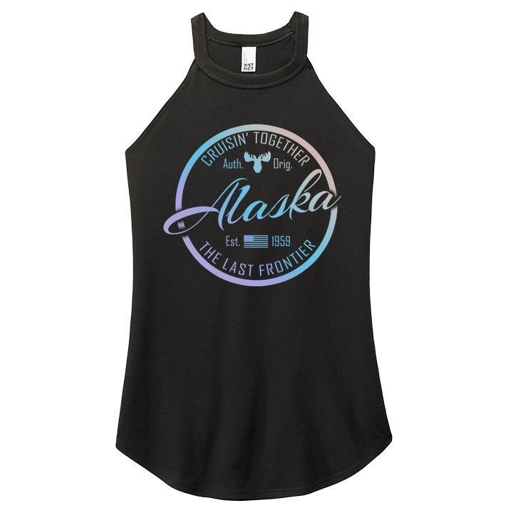 Alaska Cruise Vacation Cruisin Together Great For Groups Meaningful Gift Women's Perfect Tri Rocker Tank