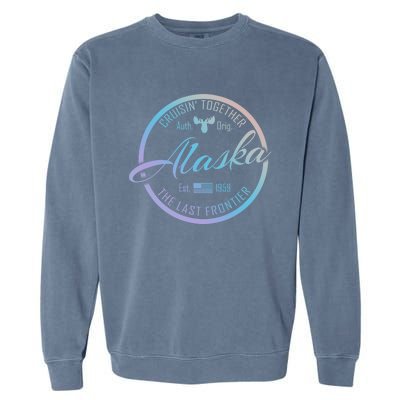 Alaska Cruise Vacation Cruisin Together Great For Groups Meaningful Gift Garment-Dyed Sweatshirt