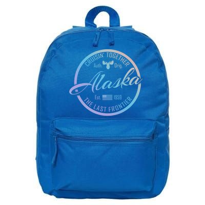 Alaska Cruise Vacation Cruisin Together Great For Groups Meaningful Gift 16 in Basic Backpack