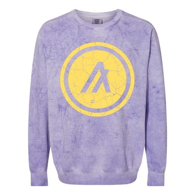 Algorand Crypto Vintage Coin Colorblast Crewneck Sweatshirt