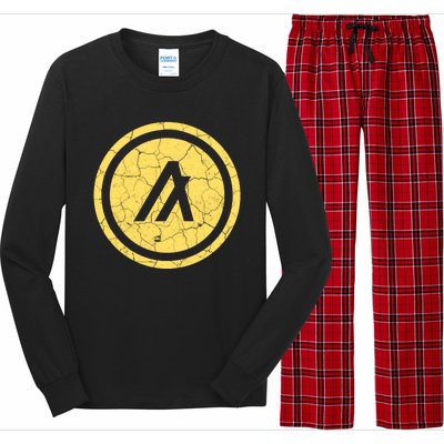 Algorand Crypto Vintage Coin Long Sleeve Pajama Set