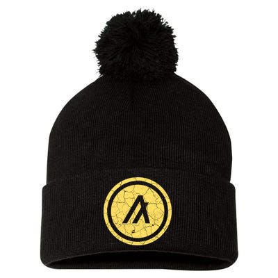Algorand Crypto Vintage Coin Pom Pom 12in Knit Beanie