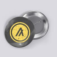 Algorand Crypto Vintage Coin Button