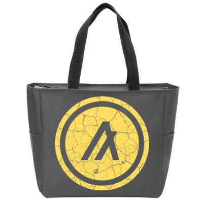 Algorand Crypto Vintage Coin Zip Tote Bag