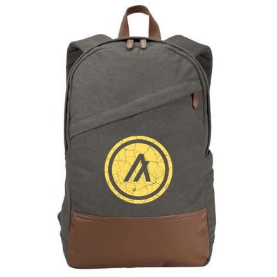 Algorand Crypto Vintage Coin Cotton Canvas Backpack