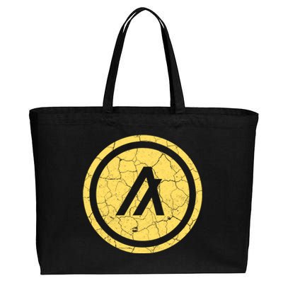 Algorand Crypto Vintage Coin Cotton Canvas Jumbo Tote