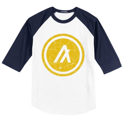 Algorand Crypto Vintage Coin Baseball Sleeve Shirt