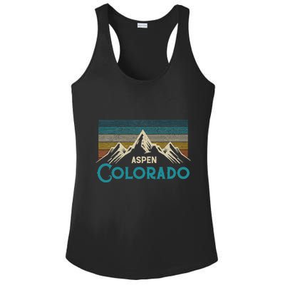 Aspen Colorado Vintage Ladies PosiCharge Competitor Racerback Tank