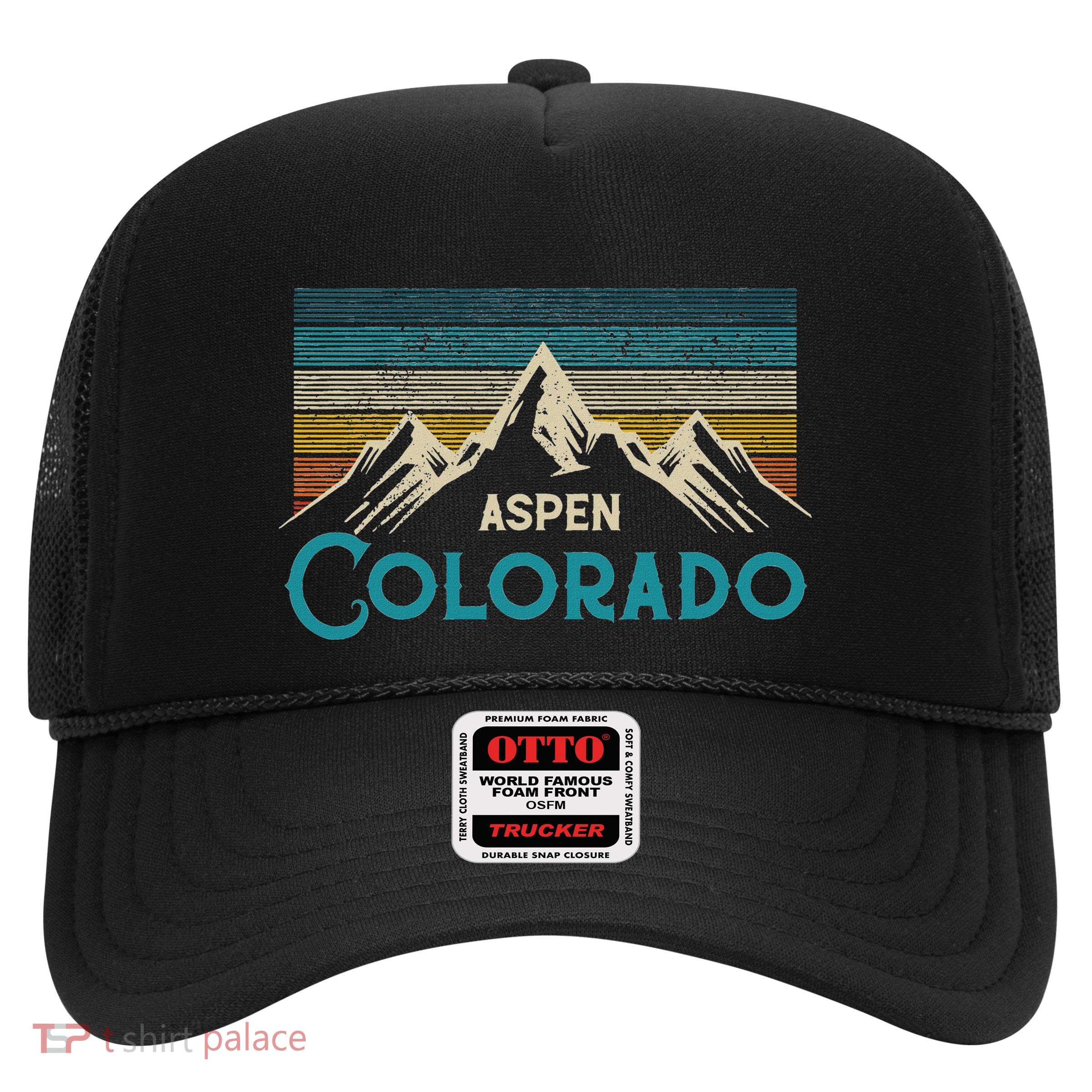 Aspen Colorado Vintage Trucker Hat