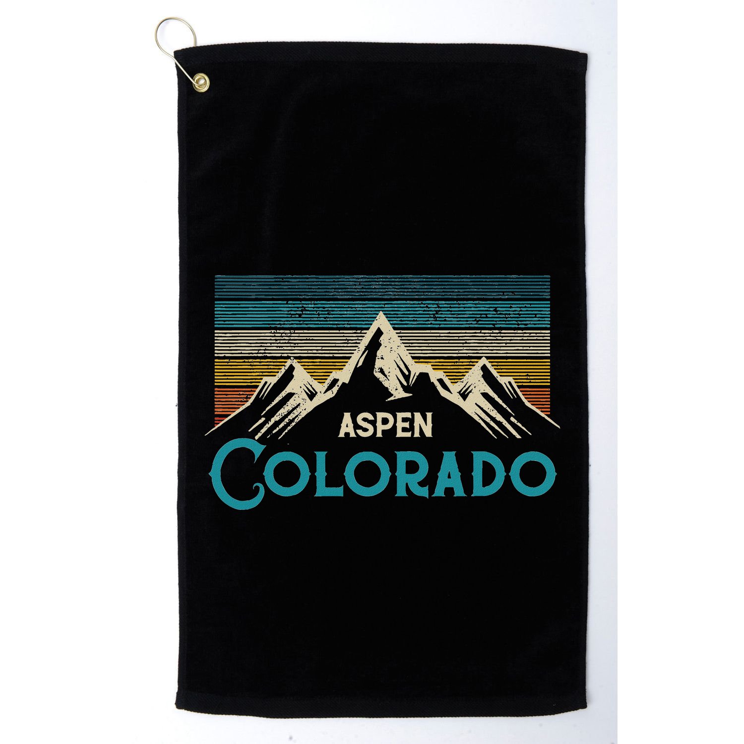 Aspen Colorado Vintage Golf Towel