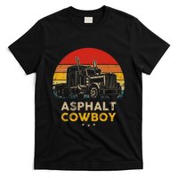 Asphalt Cowboy Vintage Trucker Retro Style T-Shirt