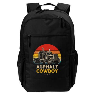 Asphalt Cowboy Vintage Trucker Retro Style Backpack
