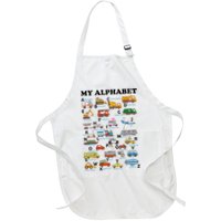Alphabet Construction Vehicles Abc Learning Teaching Apron