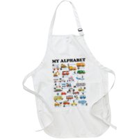 Alphabet Construction Vehicles Abc Learning Teaching Apron