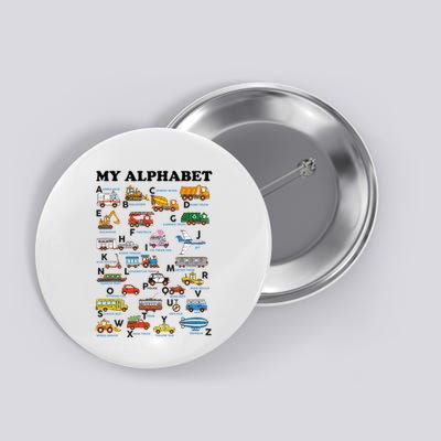 Alphabet Construction Vehicles Abc Learning Teaching Button