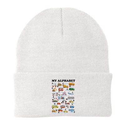 Alphabet Construction Vehicles Abc Learning Teaching Beanie