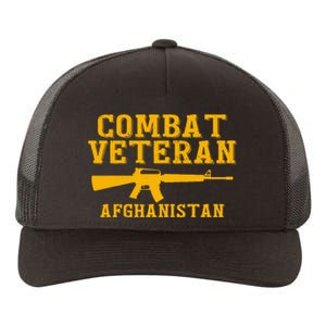 Afghanistan Combat Veteran Proud Yupoong Adult 5-Panel Trucker Hat