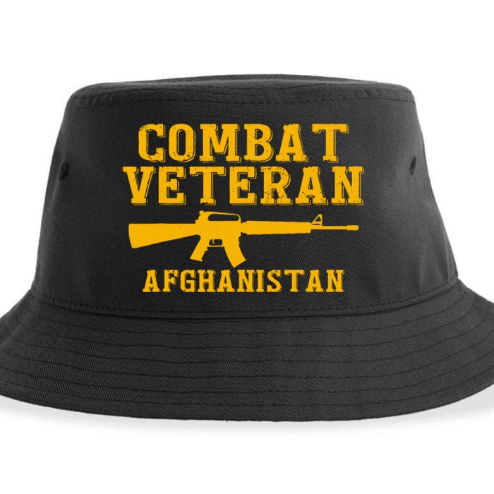 Afghanistan Combat Veteran Proud Sustainable Bucket Hat