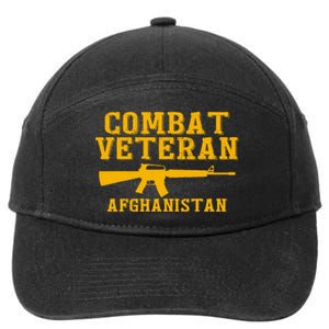 Afghanistan Combat Veteran Proud 7-Panel Snapback Hat