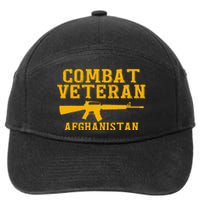 Afghanistan Combat Veteran Proud 7-Panel Snapback Hat