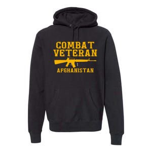 Afghanistan Combat Veteran Proud Premium Hoodie