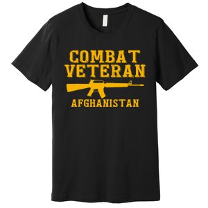 Afghanistan Combat Veteran Proud Premium T-Shirt