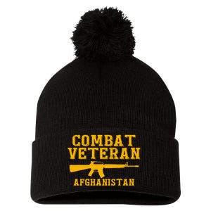 Afghanistan Combat Veteran Proud Pom Pom 12in Knit Beanie