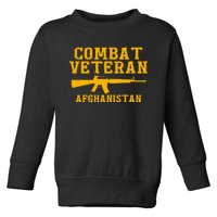 Afghanistan Combat Veteran Proud Toddler Sweatshirt