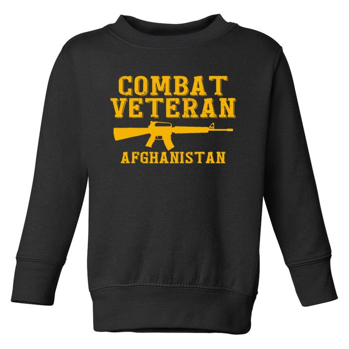 Afghanistan Combat Veteran Proud Toddler Sweatshirt