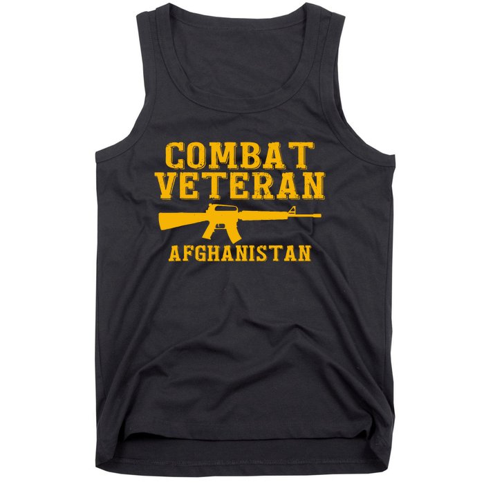 Afghanistan Combat Veteran Proud Tank Top