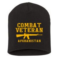 Afghanistan Combat Veteran Proud Short Acrylic Beanie