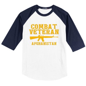 Afghanistan Combat Veteran Proud Baseball Sleeve Shirt