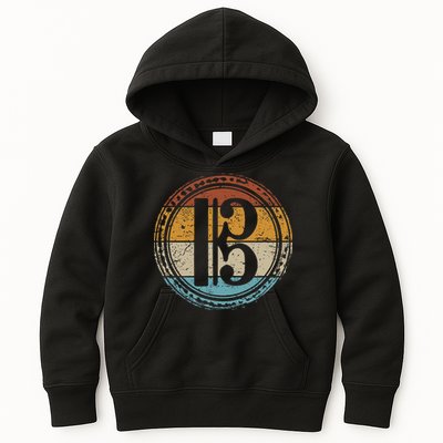 Alto Clef Viola Player Violist Kids Hoodie